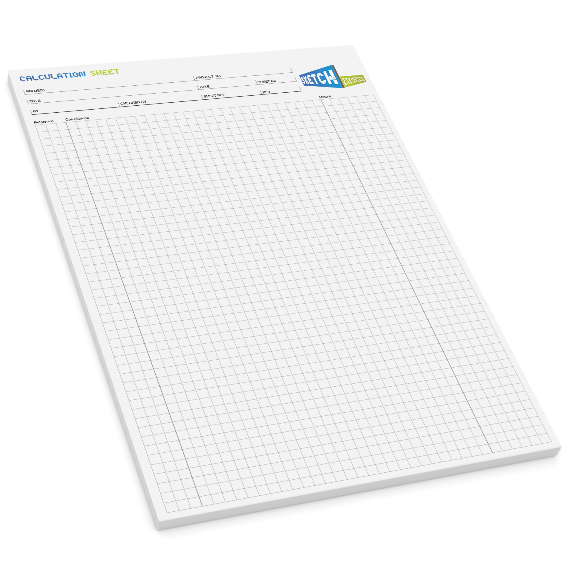 A4 Graph Paper Pad printed and personalised from the UK's